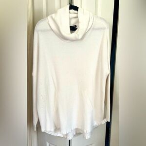 Tribal Turtleneck Woven Top